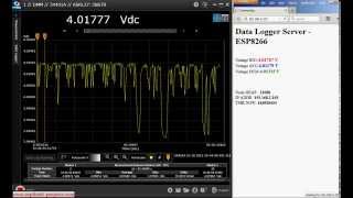 WIFI Battery voltage Web Monitor  ESP8266  Internal ADC [upl. by Aratehs727]