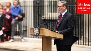 WATCH New Labour UK Prime Minister Keir Starmer Holds Press Briefing At 10 Downing Street [upl. by Aivatahs509]