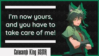 Collaring a curious wolf boy  Part 2 M4A Friends to  ASMR RP [upl. by Yemorej]