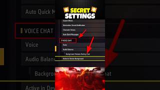 Secret Settings Only 1 Players Know 🏆  Free Fire shorts [upl. by Davidde]