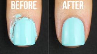 How to Clean Up Your Manicure  Nail Polish 101  KELLI MARISSA [upl. by Atsedom]