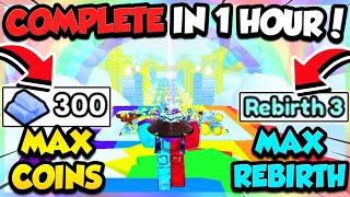 HUGE UPDATE 5 COMPLETE in 1 HOUR Pet Simulator 99 Roblox [upl. by Suoinuj]