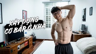 Biến PHÒNG NGỦ thành PHÒNG TẬP xây dựng cơ bắp TOÀN THÂN  Full Body Home Workout  SHINPHAMM [upl. by Zere]