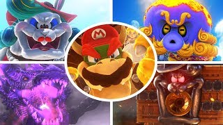 Super Mario Odyssey  All Bosses No Damage [upl. by Tarryn]