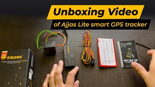 Ajjas Lite Smart GPS Tracker For Bike  Unboxing Video [upl. by Valdes]