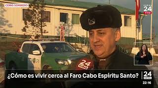 ¿Cómo es vivir cerca al Faro Cabo Espíritu Santo  24 Horas TVN Chile [upl. by Yadsnil]