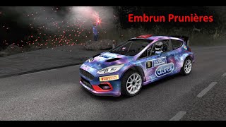 Embrun Prunières  Fiesta Rally 2 Assetto C [upl. by Ynos]