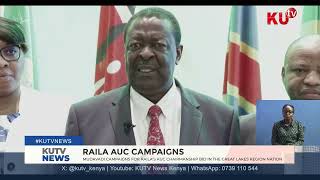 Mudavadi campaigns for Raila’s AUC chairmanship bid in the Great Lakes Region nation [upl. by Irra713]