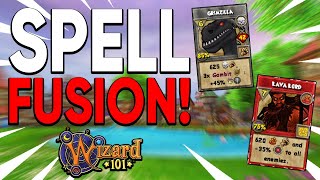 Wizard101 NEW Spell Fusion System Explained [upl. by Keldah]