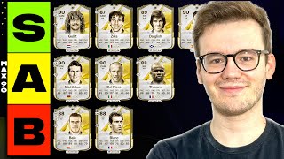 LE MIGLIORI ICONE MAX 90 DI FC 25  TIER LIST FC 25 ULTIMATE TEAM [upl. by Kaela]