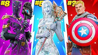 30 BEST Skin Combos In SEASON 4 Fortnite Marvel [upl. by Jonme35]