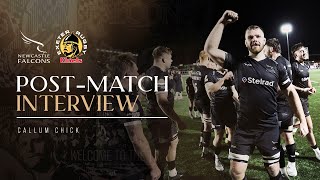 SHOWED WHAT WE ARE CAPABLE OF  Callum Chick reflects on victory against Exeter Chiefs [upl. by Amitie769]