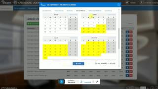 Calendario Laboral Configuración [upl. by Navis]