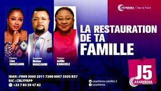 La restauration de ta famille  J5  Pasteur Joëlle Kabasele [upl. by Llevron85]