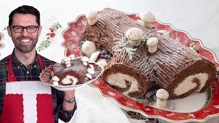 How to make a Yule Log  Bûche De Noël [upl. by Buehrer]