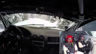 Winter Rally Covasna 2016  Norbert Maior amp Rares Fetean  Onboard PS8 [upl. by Sinnard]