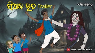 Natia Comedy  Piaja Bhuta  Trailer  Odia Horror comedy  Odia cartoon [upl. by Incrocci357]