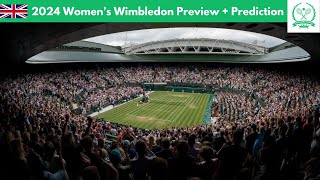 Womens Tennis  2024 Wimbledon Full PREVIEW amp PREDICTION  Ft Swiatek Gauff Raducanu amp more 🎾🏆 [upl. by Livingstone770]