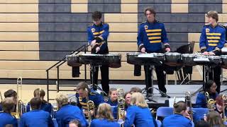 Wayzata Marching Band Indoor Concert Power Beat [upl. by Brigitta]