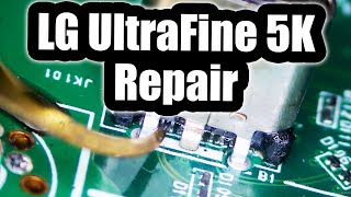 1300 LG Ultrafine 5k Monitor Repair  Common Thunderbolt issue [upl. by Ateekan705]