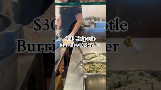 Chipotle Burrito Order 🌯 chipotle eatingshow foodies chipotlebowl mukbang burrito [upl. by Ciri925]