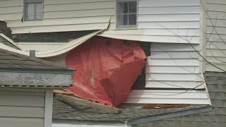 Many roofs still covered in tarps in JP [upl. by Amadeus555]