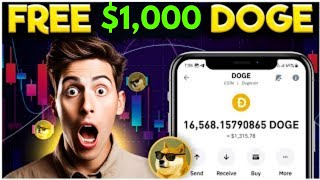 Claim FREE 1000 DOGE Every 60 Minutes  Free Doeg Mining Site  Earn FREE DOGE [upl. by Cinom914]