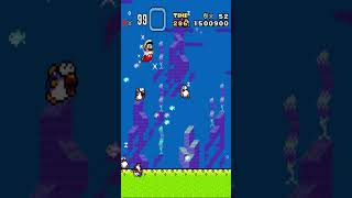 Super Mario World  Invincible Star Theme  Super Nintendo retrogaming videogames gaming [upl. by Zonda539]