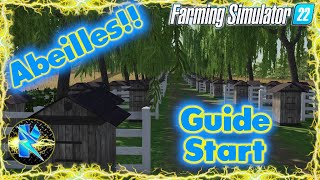 Fs22 Guide Start Abeille miel huile Bah ouais Guide faire un start abeille farming simulator 22 [upl. by Teik648]