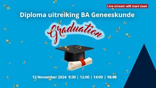 Diploma uitreiking Bachelor Geneeskunde  session 3 [upl. by Itnavart281]