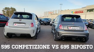 695 BIPOSTO vs 595 COMPETIZIONE  COMPARISON ITA [upl. by Nirik5]