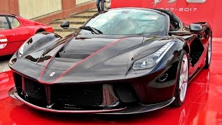 Ferrari LaFerrari Aperta V12 SOUND  LOUD Cold Start REVS amp Electric Mode Driving [upl. by Bull]