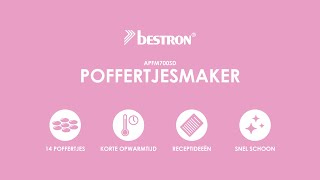 Bestron APFM700SD Poffertjesmaker  NL [upl. by Airelav]