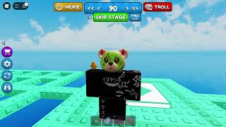 Raiding the game named NO JUMPING OBBY  Roblox [upl. by Ariana]