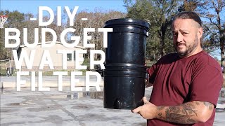 Budget Water Filter HowTo  Emergency Preparedness DIY [upl. by Sudbury]