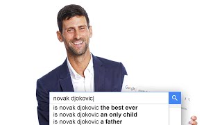 Novak Djokovic Answers the Webs Most Searched Questions  WIRED [upl. by Brag]