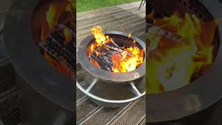 titan stove smokeless firepit feuer flammen cool camping glamping ambiente germany [upl. by Atiseret]