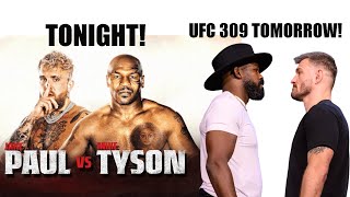 UFC 309 TOMORROW PAUL VS TYSON TONIGHT UFC PROTECTING JON JONES [upl. by Orimlede38]