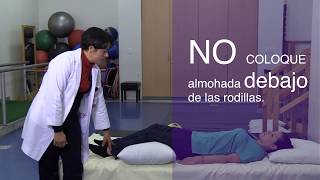 Rehabilitación de rodilla  INCMNSZ  Educación para la Salud [upl. by Stanfill]