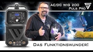 STAHLWERK ACDC WIG 200 Puls Pro  das multifunktionale WIGSchweißgerät  wichtigsten Funktionen [upl. by Lory]