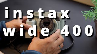 FUJIFILM INSTAX WIDE 400 FIRST LOOK [upl. by Laddy]