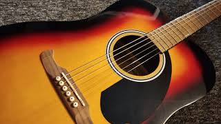 Fender FA 125  acoustic guitar  sound test [upl. by Graham]