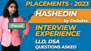 HashedIn by Deloitte Interview Experience for Freshers  HashedIn Placement Interview Experience [upl. by Born838]