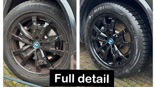 BMW IX3 diepreinigingDeepclean Car detailing [upl. by Emmaline809]