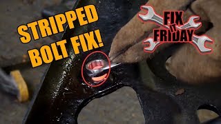 How to Remove a Stripped Bolt with a Welder  Fix It Friday [upl. by Demahum231]