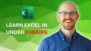 Learn Excel in Under 3 Hours  Pivot Tables Lookups Data Cleaning [upl. by Ahsinak]