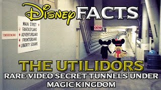 Utilidors Tunnels Rare Video Footage underneath The Magic Kindom Walt Disney World [upl. by Nylikcaj103]