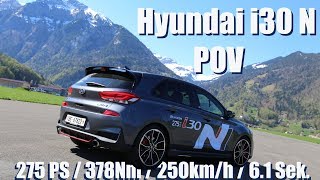 2018 Hyundai i30 N  Berg POV  Vorstellung  Habkern Berner Oberland [upl. by Dixil]