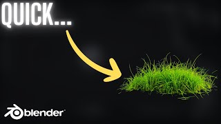 BLENDER SIMPLIFIED  How To Make Grass in Blender 43  Tutorial [upl. by Garmaise]