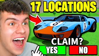 How To Find ALL 17 CAR PART LOCATIONS In Roblox Dealership Tycoon Barn Hunt Event 2024 [upl. by Eralcyram]